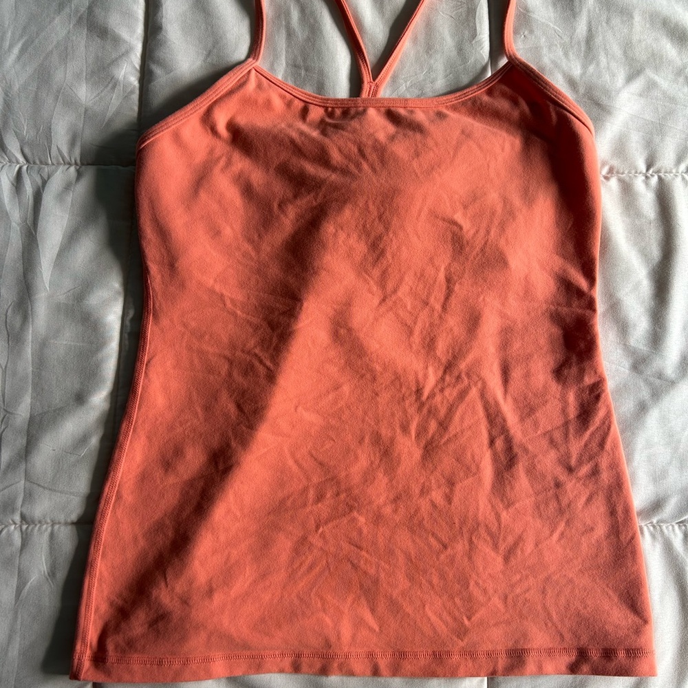 Lululemon Athletica Vibrant Orange Camisole
